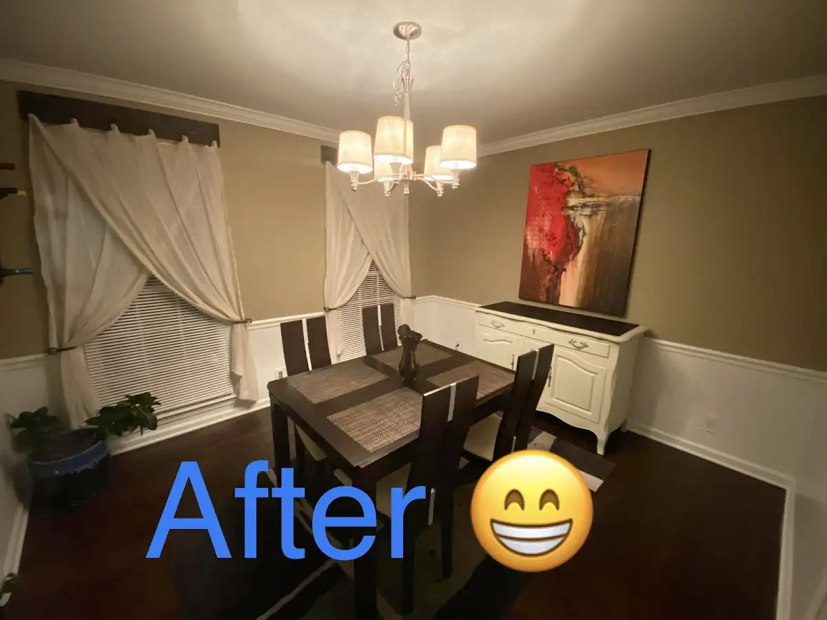 Professional dining room restoration after water damage in Saline